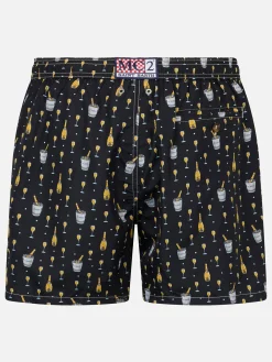 Herren-Badeshorts aus leichtem Stoff Lighting Micro Fantasy mit Bollicine-Aufdruck