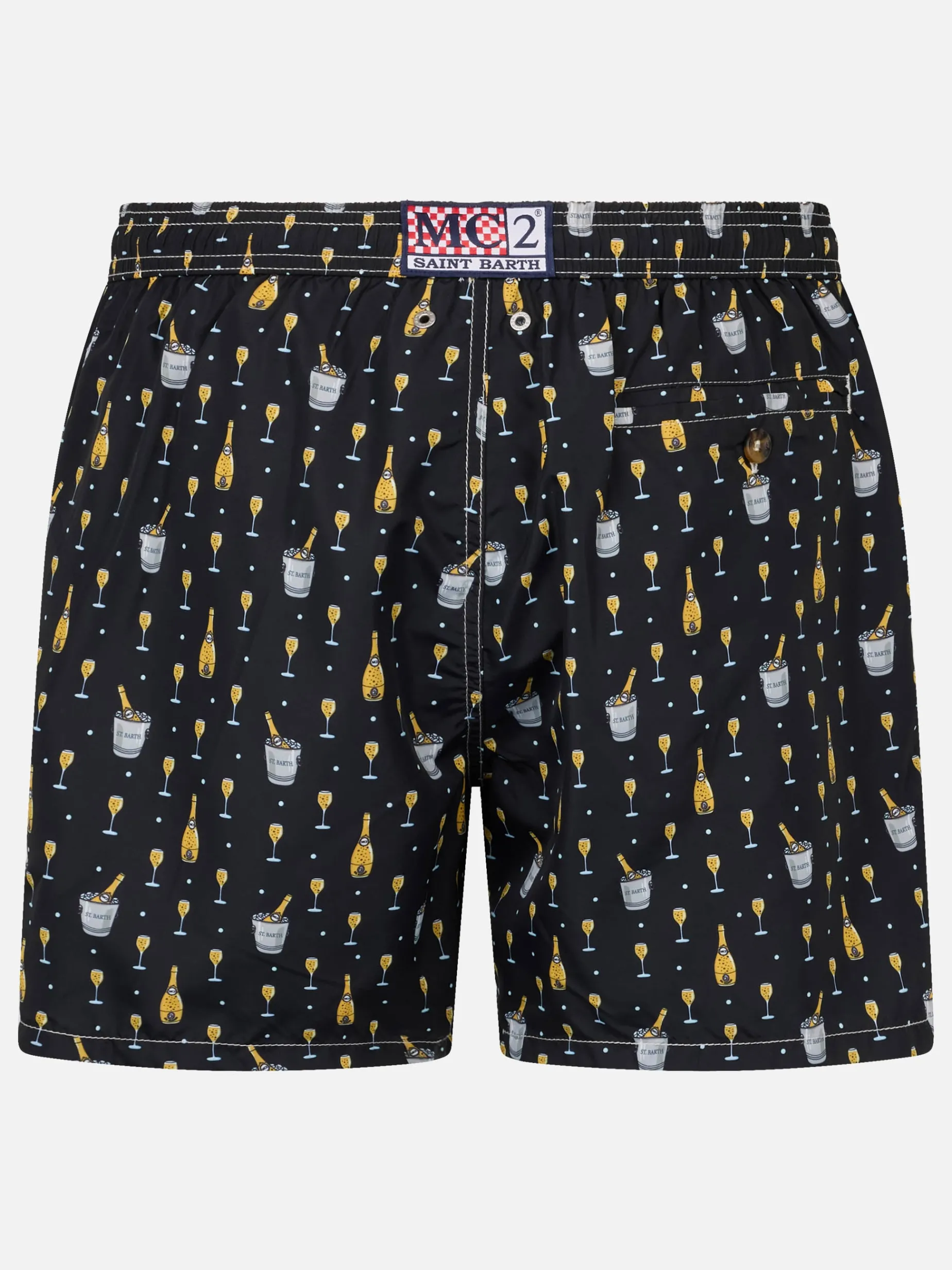 Herren-Badeshorts aus leichtem Stoff Lighting Micro Fantasy mit Bollicine-Aufdruck