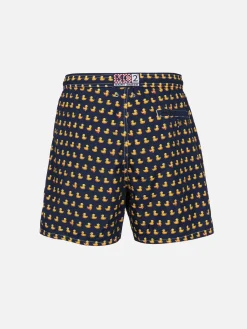 Herren-Badeshorts aus leichtem Stoff Lighting Micro Fantasy mit Entenprint