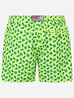 Herren-Badeshorts aus leichtem Stoff Lighting Micro Fantasy mit Uhrenaufdruck