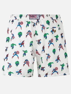 Herren-Badeshorts aus leichtem Stoff Lighting Micro Fantasy mit Marvel Super Heroes-Aufdruck | MARVEL-SONDERAUSGABE