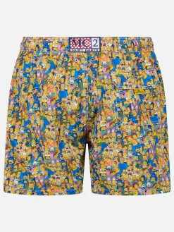 Herren-Badeshorts aus leichtem Stoff Lighting Micro Fantasy mit Aufdruck der Simpsons-Familie | DIE SIMPSONS-SONDERAUSGABE