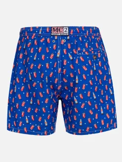 Herren-Badeshorts aus leichtem Stoff Lighting Micro Fantasy mit Coca-Cola-Aufdruck | DIE SONDERAUSGABE DER COCA COLA COMPANY