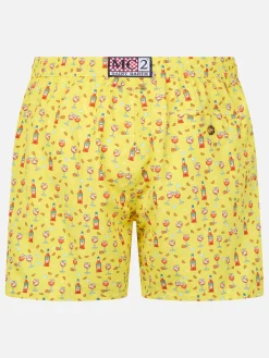 Herren-Badeshorts aus leichtem Stoff Lighting Micro Fantasy mit Aperol Spritz-Aufdruck | APEROL SONDEREDITION