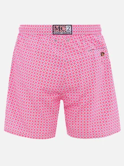 Herren-Badeshorts aus leichtem Stoff Lighting Micro Fantasy mit Krawatten-Print