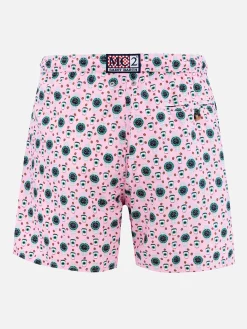 Herren-Badeshorts aus leichtem Stoff Lighting Micro Fantasy mit Uhrenaufdruck