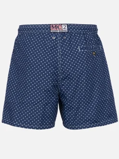 Herren-Badeshorts aus leichtem Stoff Lighting Micro Fantasy mit Polka-Dots-Print
