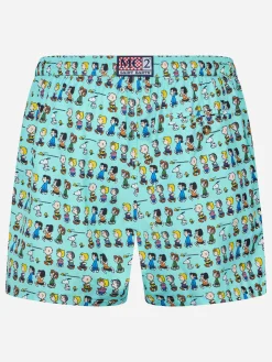 Herren-Badeshorts aus leichtem Stoff Lighting Micro Fantasy mit Peanuts-Aufdruck | SNOOPY PEANUTS™ SONDEREDITION