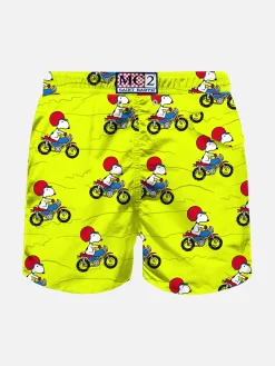 Herren-Badeshorts aus leichtem Stoff mit Snoopy-Aufdruck | PEANUTS® SONDEREDITION