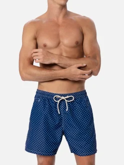 Herren-Badeshorts aus leichtem Stoff Lighting Micro Fantasy mit Polka-Dots-Print
