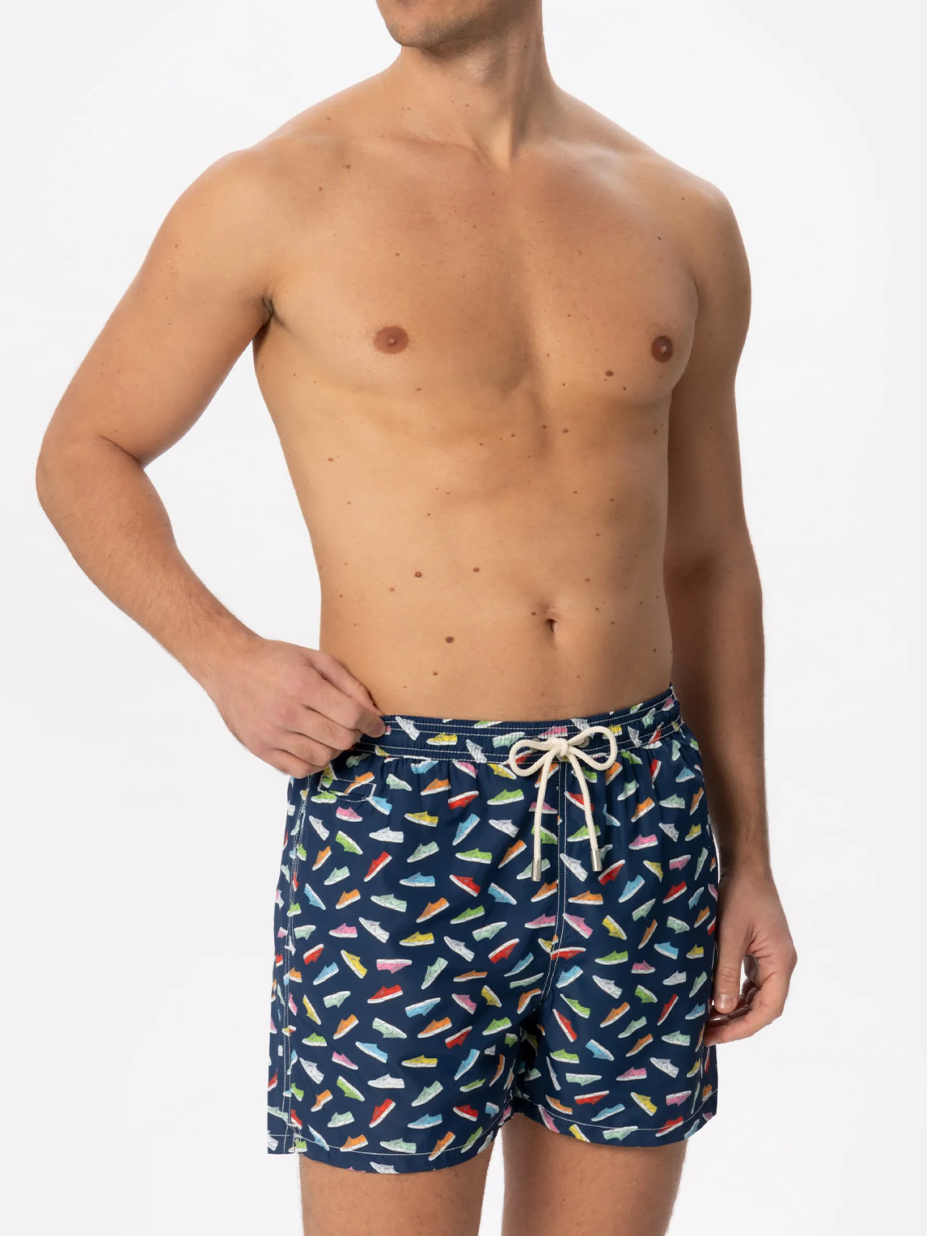 Herren-Badeshorts aus leichtem Stoff mit Superga-Aufdruck | SUPERGA® SONDEREDITION