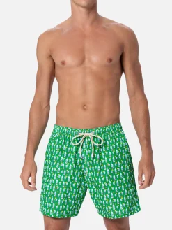 Herren-Badeshorts aus leichtem Stoff Lighting Micro Fantasy mit Tequila-Aufdruck