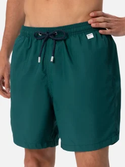 Herren-Badeshorts aus leichtem Stoff in britischem Grün Lighting Pantone | PANTONE-SONDERAUSGABE