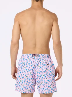 Herren-Badeshorts aus leichtem Stoff Lighting Micro Fantasy mit Quallen-Print