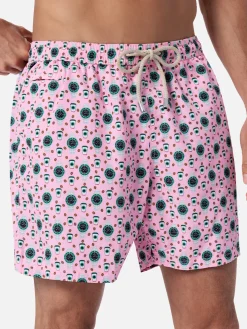 Herren-Badeshorts aus leichtem Stoff Lighting Micro Fantasy mit Uhrenaufdruck