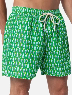 Herren-Badeshorts aus leichtem Stoff Lighting Micro Fantasy mit Tequila-Aufdruck