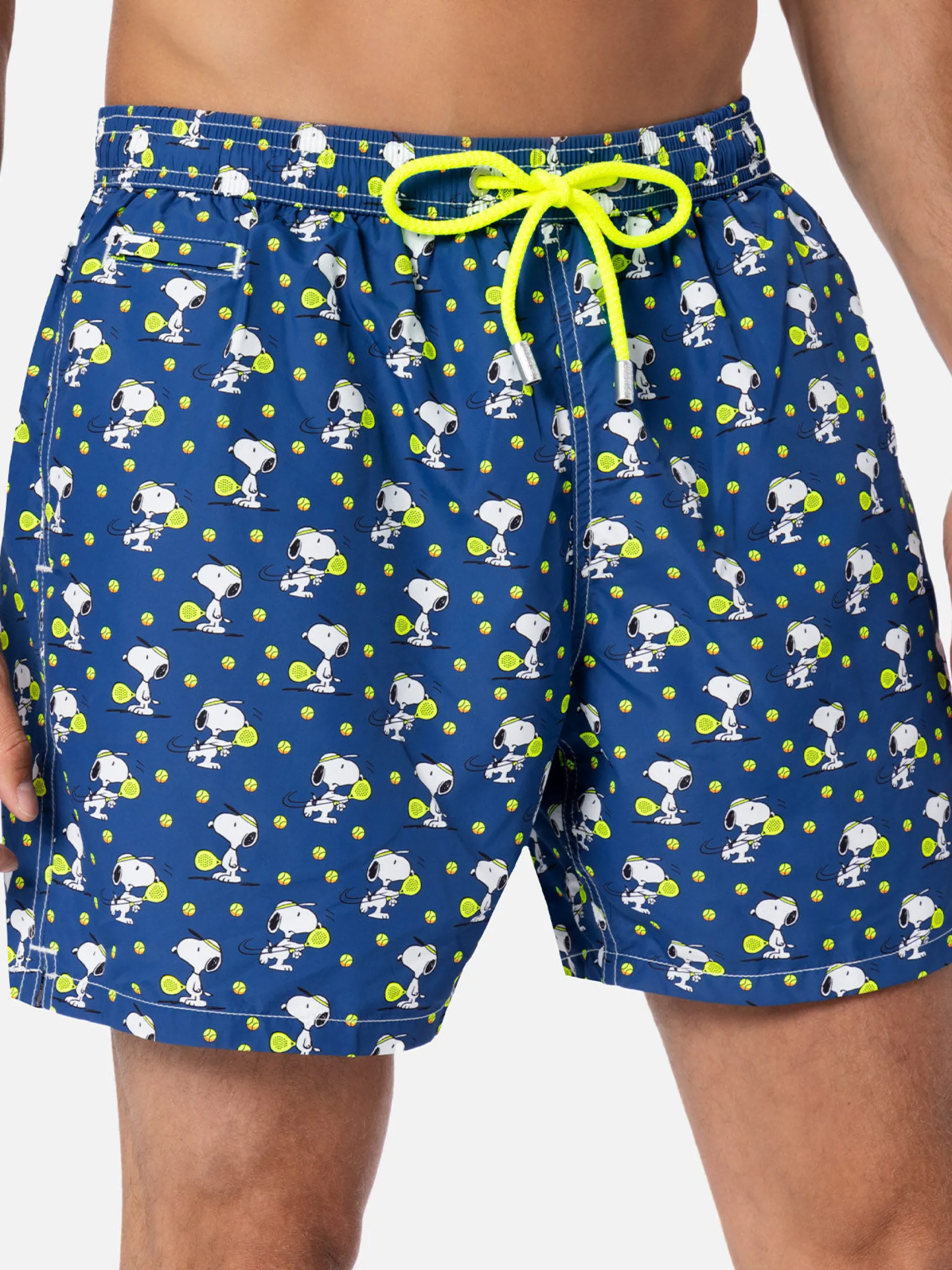 Herren-Badeshorts aus leichtem Stoff Lighting Micro Fantasy mit Snoopy-Padel-Aufdruck | SNOOPY PEANUTS™ SONDEREDITION
