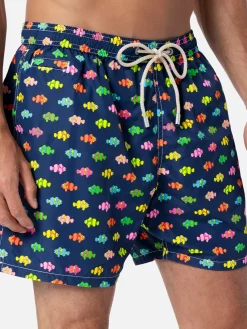 Herren-Badeshorts aus leichtem Stoff Lighting Micro Fantasy mit Clownfisch-Aufdruck