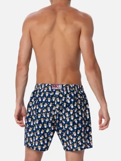 Herren-Badeshorts aus leichtem Stoff Lighting Micro Fantasy mit Scrooge-Aufdruck | ESTATHE' FERRERO SPECIAL EDITION