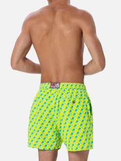 Herren-Badeshorts aus leichtem Stoff Lighting Micro Fantasy mit Padel-Aufdruck