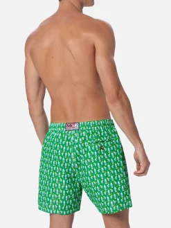 Herren-Badeshorts aus leichtem Stoff Lighting Micro Fantasy mit Tequila-Aufdruck