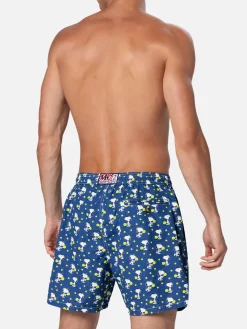 Herren-Badeshorts aus leichtem Stoff Lighting Micro Fantasy mit Snoopy-Padel-Aufdruck | SNOOPY PEANUTS™ SONDEREDITION