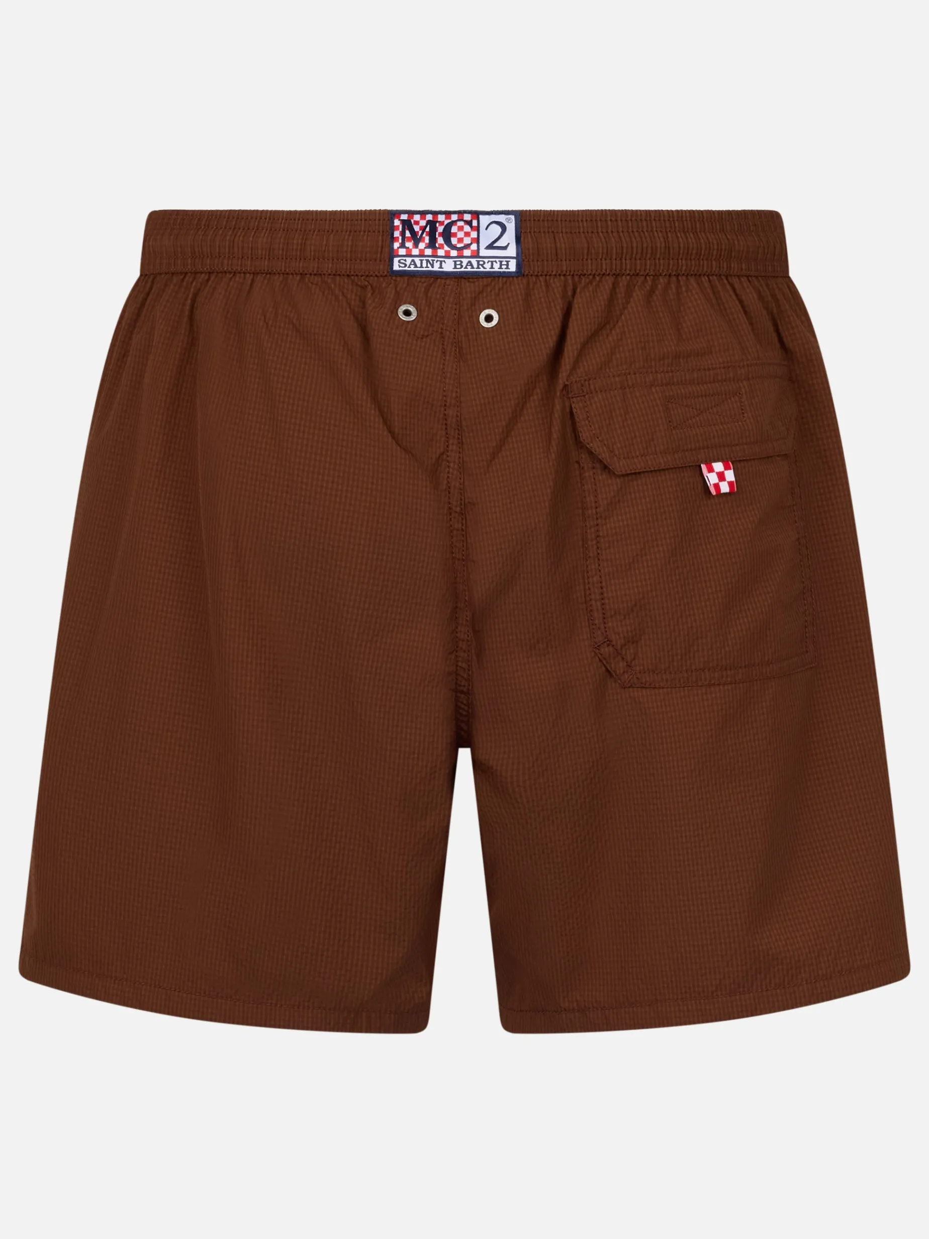 Herren-Badeshorts aus Seersucker Patmos