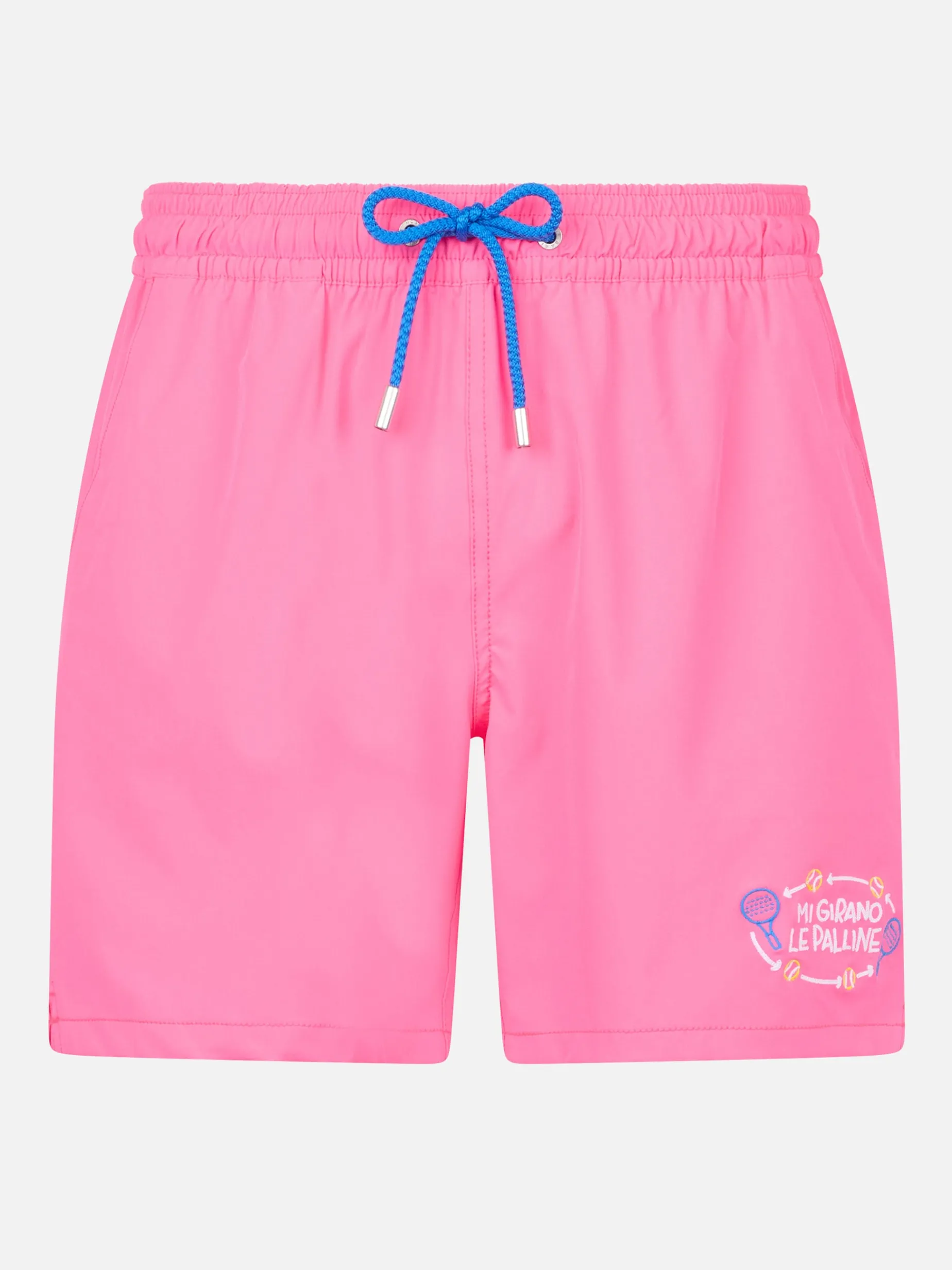 Herren-Badeshorts „Comfort“ mit „Mi girano le palline“-Stickerei | INSULTI LUMINOSI SONDEREDITION