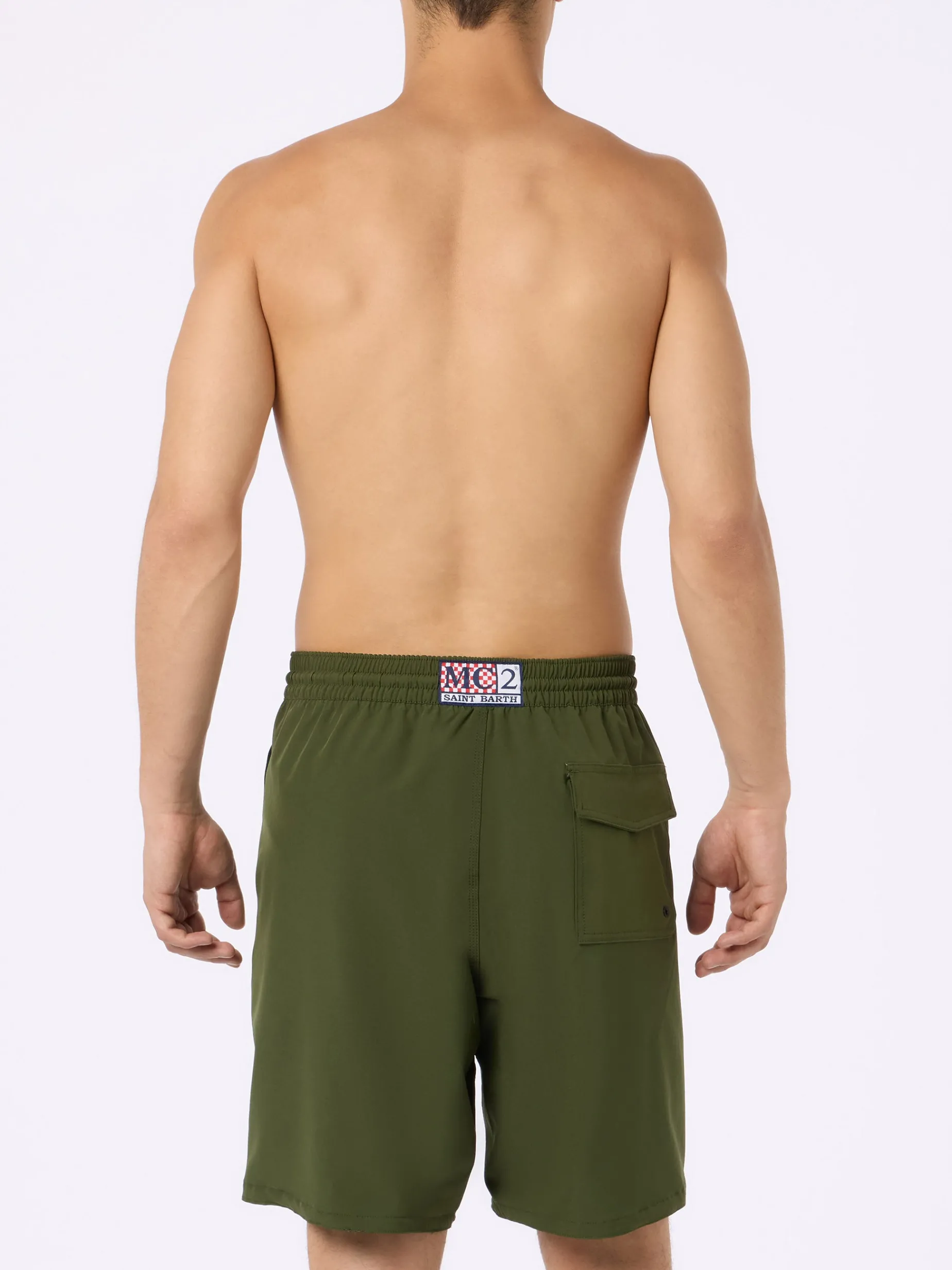 Herren-Badeshorts „Comfort Surf“ in Militärgrün