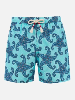 Herren-Badeshorts Lighting 70 aus leichtem Stoff mit Paisley-Print