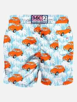 Herren-Badeshorts mit Fiat 500-Autoaufdruck | | FIAT© 500 Sonderedition
