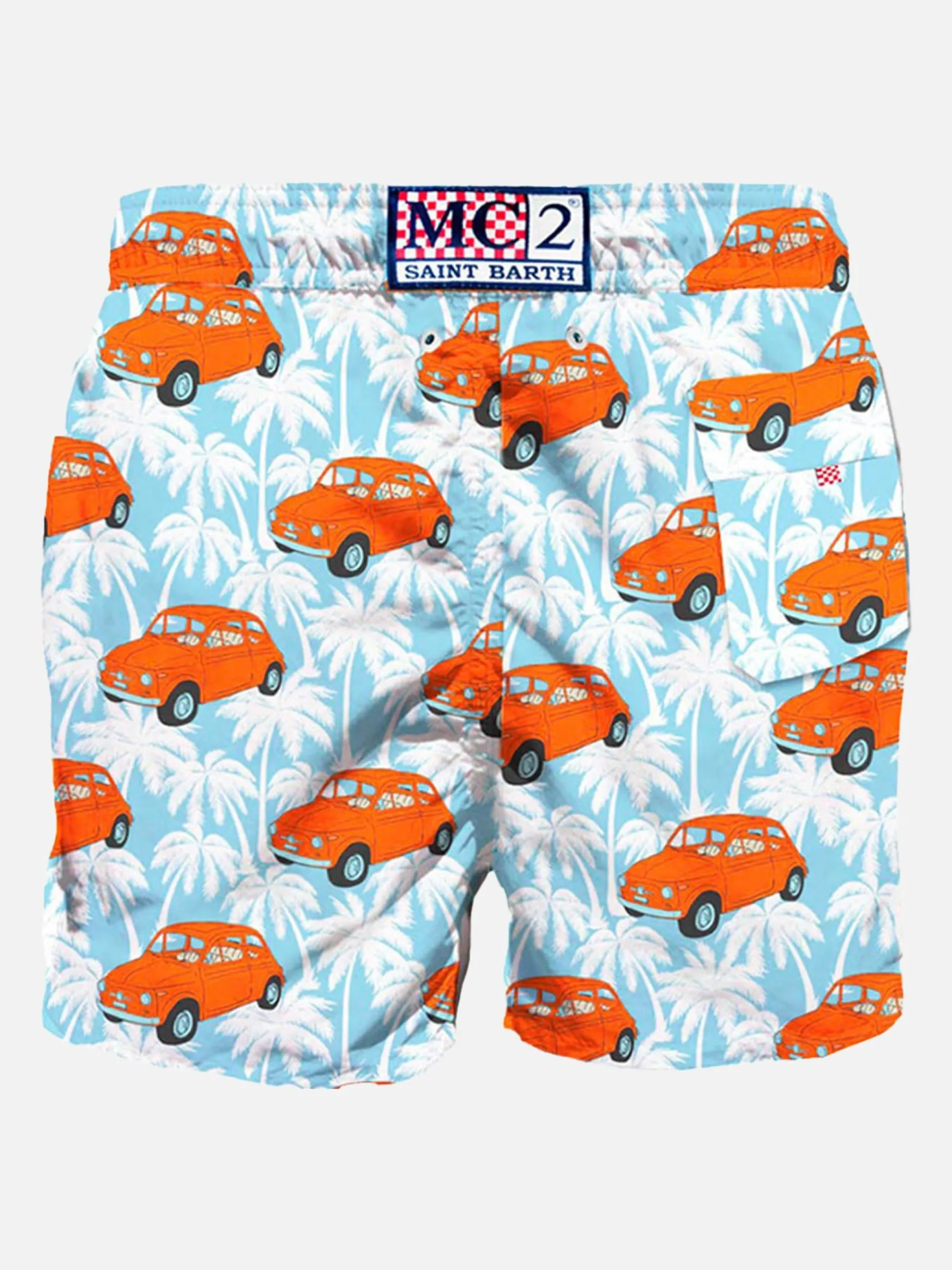 Herren-Badeshorts mit Fiat 500-Autoaufdruck | | FIAT© 500 Sonderedition