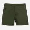 Herren-Badeshorts mit figurbetontem Schnitt in Militärgrün von Harrys