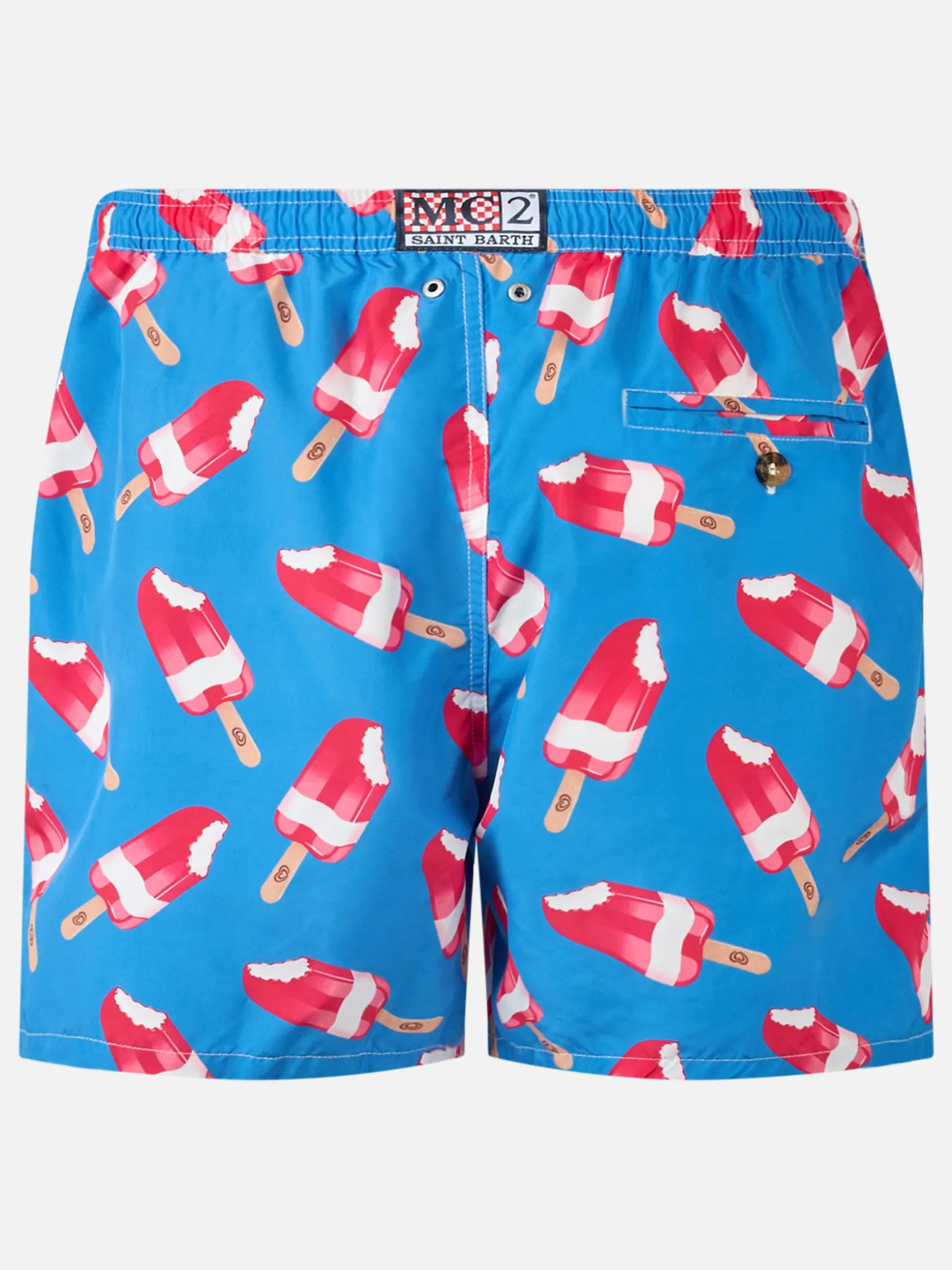 Herren-Badeshorts mit Fior di Fragola-Aufdruck | Algida® Sonderedition