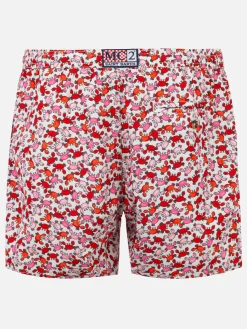 Herren-Badeshorts mit Krabben-Print