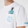 Herren-Baumwoll-T-Shirt Austin mit Portofino Gin-Stickerei | PORTOFINO DRY GIN SONDEREDITION