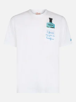 Herren-Baumwoll-T-Shirt Austin mit Portofino Gin-Stickerei | PORTOFINO DRY GIN SONDEREDITION