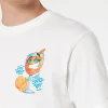Herren-Baumwoll-T-Shirt mit platziertem Cryptopuppets Spritz-Aufdruck auf Vorder- und Rückseite | CRYPTOPUPPET-SONDERAUSGABE