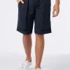 Herren-Bermuda in Blau mit Seitentaschen