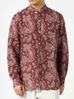 Herrenhemd mit Paisley-Print
