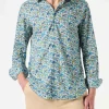 Herren-Hemd Sikelia aus Musselin-Baumwolle mit Pilz-Print | Hergestellt aus Liberty-Stoff