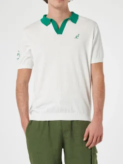 Herren-Poloshirt aus cremefarbenem Strick Newcomb | AUSTRALIAN BRAND SPECIAL EDITION