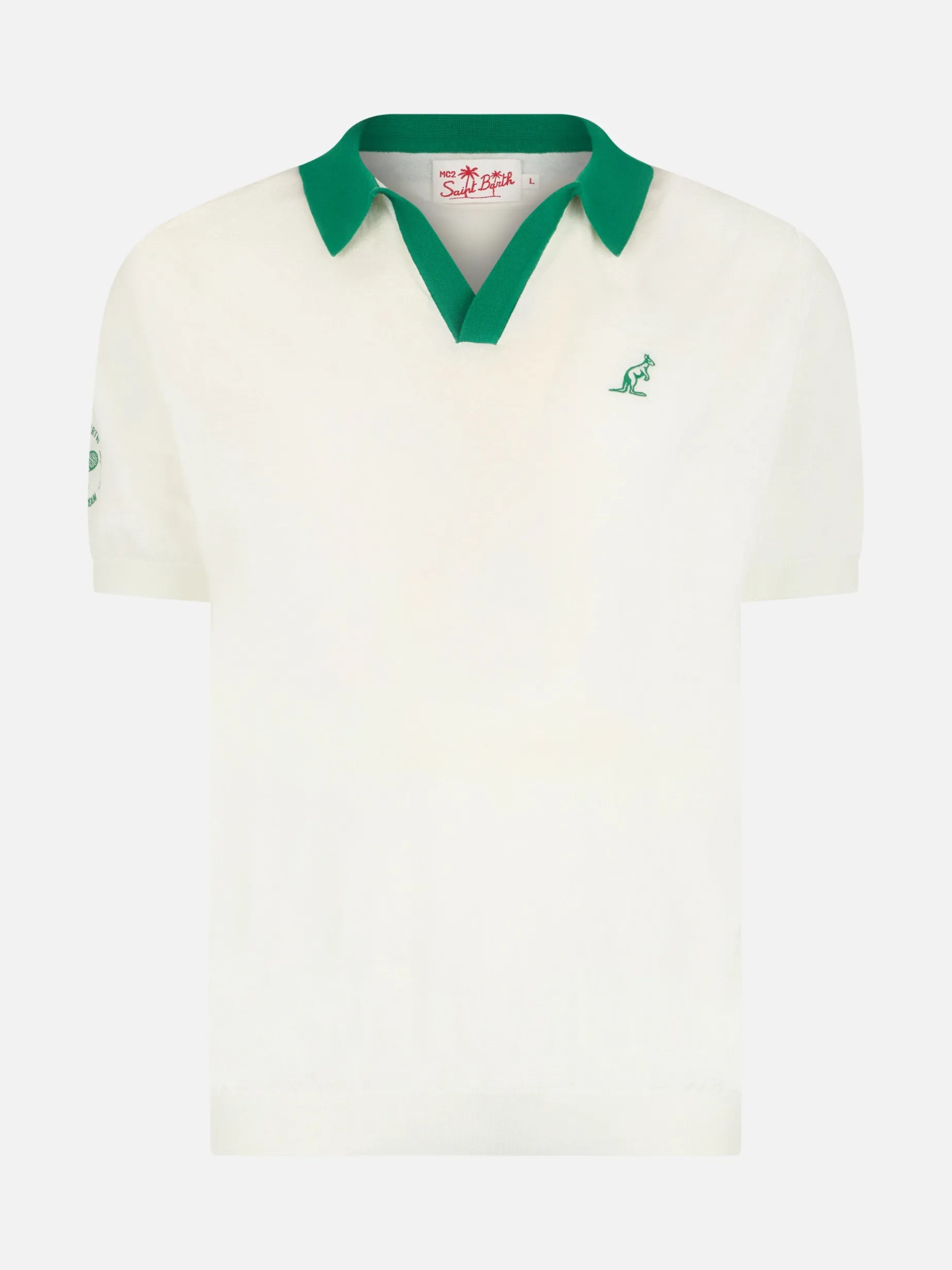 Herren-Poloshirt aus cremefarbenem Strick Newcomb | AUSTRALIAN BRAND SPECIAL EDITION