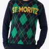 Herrenpullover mit Argyle-Print