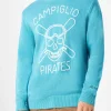 Herrenpullover mit Campiglio-Piraten-Stickerei