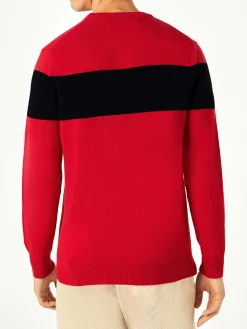 Herrenpullover mit Courma-Schriftzug
