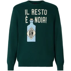 Herrenpullover mit Il Resto è Noia-Aufdruck