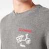 Herrenpullover mit Rundhalsausschnitt und Vespa-Stickerei | VESPA© SONDEREDITION