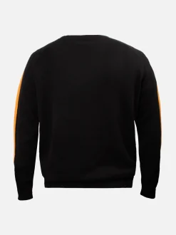 Herrenpullover mit Rundhalsausschnitt und Roma-Aufnäher | AS ROMA SPECIAL EDITION