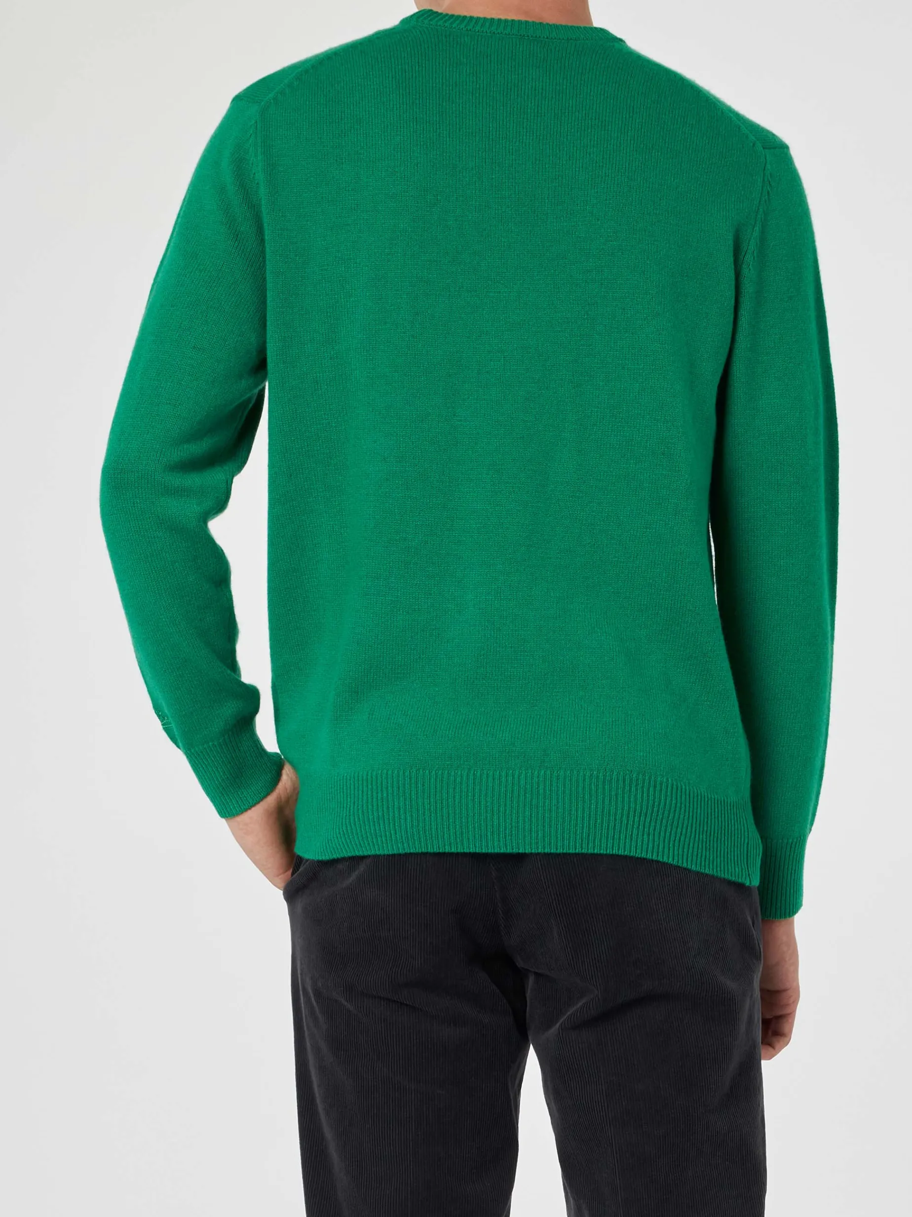 Herren-Pullover mit Rundhalsausschnitt und Crypto Ducky-Jacquard-Print | CRYPTO PUPPETS SONDERAUSGABE